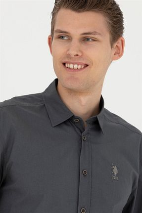 پیراهن طوسی مردانه رگولار U.S. Polo Assn. - کد 791235597