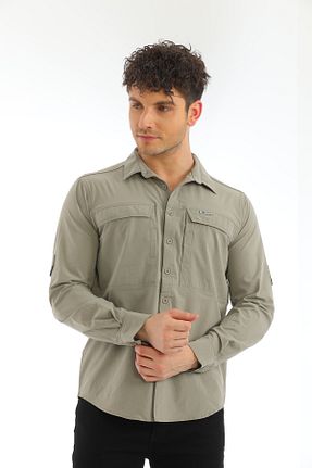 پیراهن بژ مردانه رگولار Genel Markalar - کد 692718318