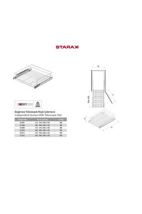 یراق آلات مبل بژ Starax - کد 790761728