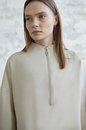 ست بالاتنه و پائین تنه حجاب طوسی زنانه رگولار InStyle - کد 790785146