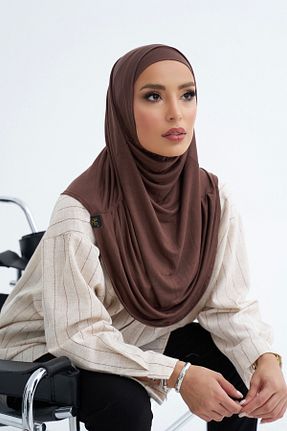 کلاه شنای حجاب قهوه ای زنانه 19V69 ITALIA - کد 790849709