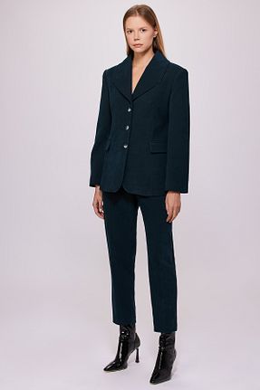 کت سبز زنانه رگولار Berr-ın - کد 790967714