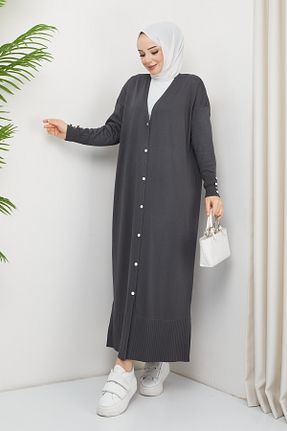 رویه حجاب طوسی زنانه رگولار Pamuk Butik - کد 790933280