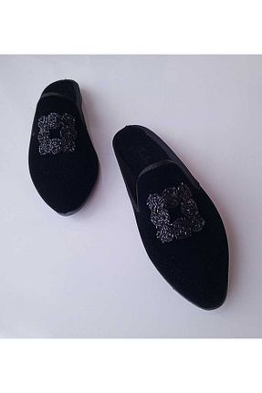 دمپائی خانگی مشکی زنانه پاشنه کوتاه (1 - 4 سانتی متر) NevaYy collection - کد 791055103