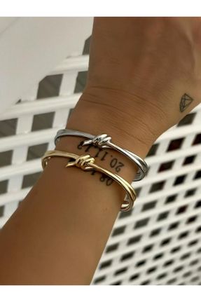 دستبند استیل زنانه فولاد ( استیل ) کد 776884279