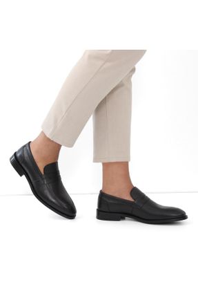 کفش کلاسیک مشکی مردانه پاشنه کوتاه ( 4 - 1 cm ) کد 773892795