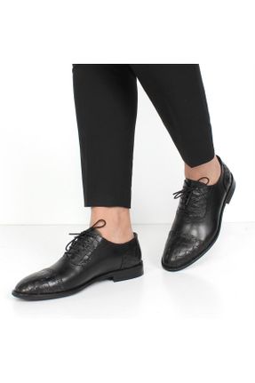 کفش کلاسیک مشکی مردانه پاشنه کوتاه ( 4 - 1 cm ) کد 773887841