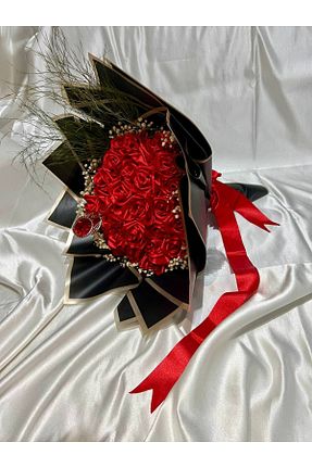 گل خشک و مصنوعی قرمز Buketçimm - کد 791604459