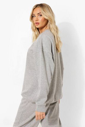 ست بالاتنه و پائین تنه طوسی زنانه بافت bellanova - کد 791302707