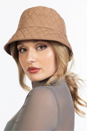 کلاه قهوه ای زنانه LadyColor - کد 791660668