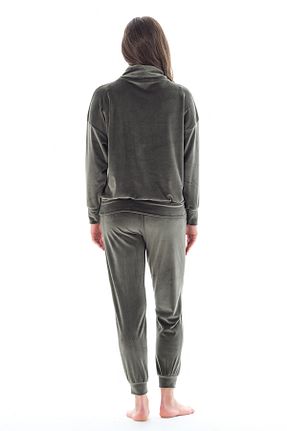 ست لباس راحتی سبز زنانه چینی Feyza Pijama - کد 791631333