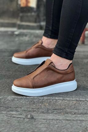کفش کژوال قهوه ای مردانه پاشنه کوتاه ( 4 - 1 cm ) پاشنه ساده کد 791778869