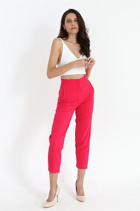 شلوار صورتی زنانه پارچه TUA MODA - کد 791499916