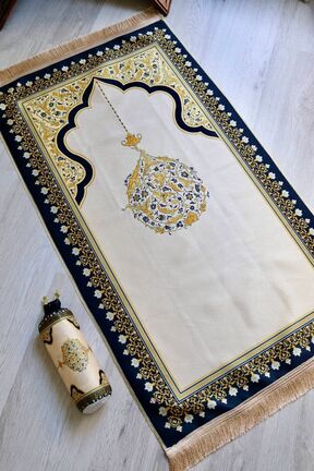 سجاده طلائی پنبه ای Bilenler - کد 791513657