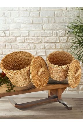 سبد سیب زمینی پیاز حصیر ÖZ NUR HOME - کد 791328917