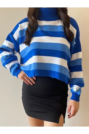پلیور آبی زنانه رگولار Fonifashion - کد 791660313