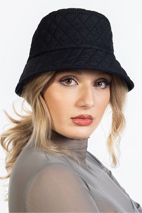 کلاه مشکی زنانه LadyColor - کد 791346251