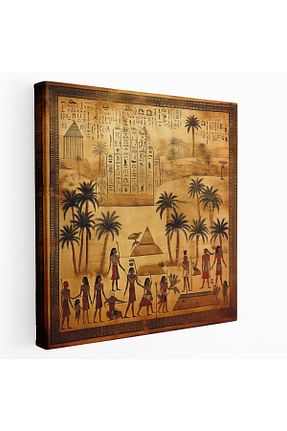 تابلو نارنجی کنواس PaintedAnarchy - کد 791671875