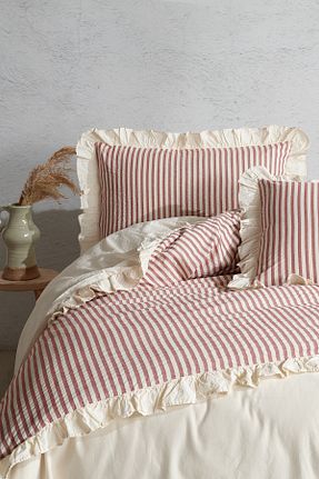 روتختی تک نفره زرشکی پنبه ای Macas Home - کد 791393420