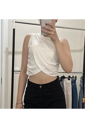 بلوز سفید زنانه ساده Zeynolya Butik - کد 791463307