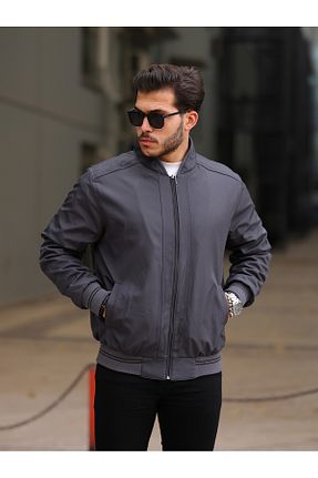 کاپشن طوسی مردانه اورسایز REGOS - کد 791549198