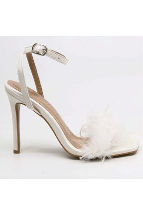 کفش مجلسی سفید زنانه پاشنه متوسط ( 5 - 9 cm ) پاشنه ضخیم کد 791613533