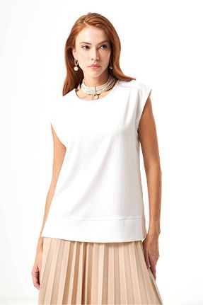 بلوز نباتی زنانه ساده Mizalle - کد 770342653