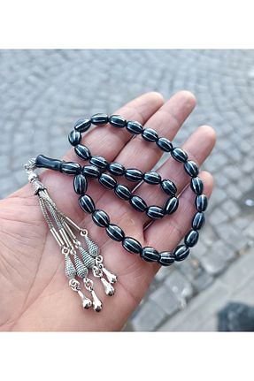 تسبیح مشکی سنگ اولتو Oltu - کد 791724207