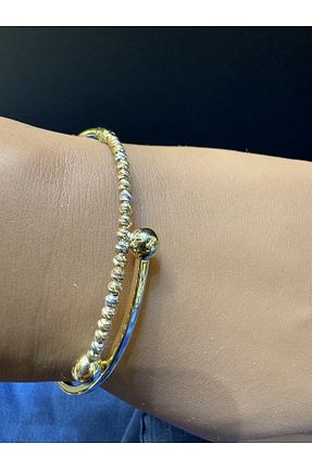 دستبند طلا طلائی زنانه 14 عیار Arpaş - کد 791439241