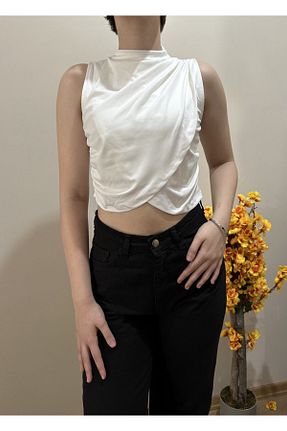 بلوز سفید زنانه ساده Zeynolya Butik - کد 791463307