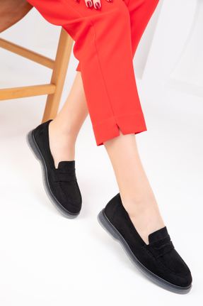 کفش کژوال مشکی زنانه پاشنه کوتاه ( 4 - 1 cm ) پاشنه ساده کد 789622097