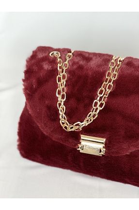 کیف دوشی زرشکی زنانه Hürre - کد 784883682