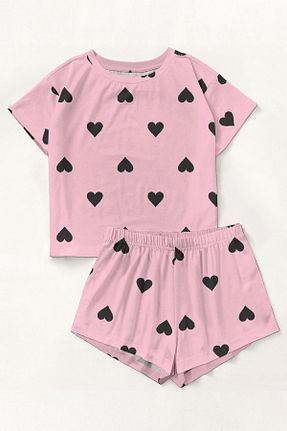 ست لباس راحتی سبز زنانه چاپی PEMBİŞ HOMEWEAR - کد 792208609