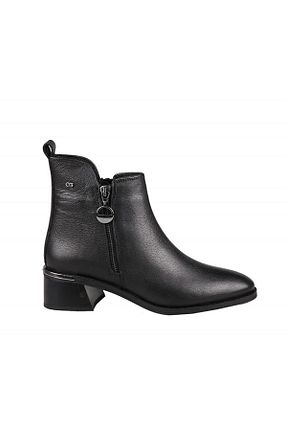 بوت / نیم بوت مشکی زنانه چرم خالص Castle Black - کد 792322215