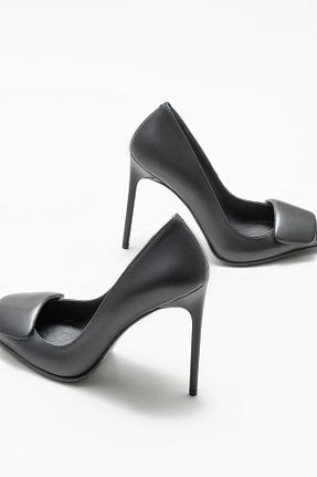 کفش استایلیتو مشکی پاشنه نازک Elle - کد 792297343