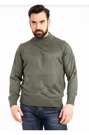 پلیور خاکی مردانه ساده Genel Markalar - کد 104996390