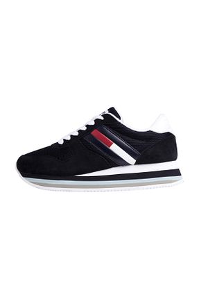 کفش اسنیکر آبی زنانه بند دار Tommy Hilfiger - کد 101277810
