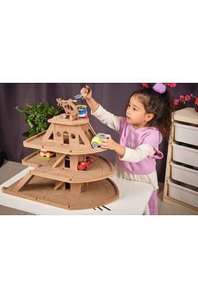 اسباب بازی چوبی سفید Hedef - کد 39296363