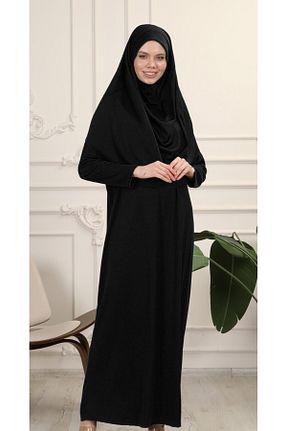 لباس حجاب مشکی زنانه Relaxed Transacoustic - کد 662922382