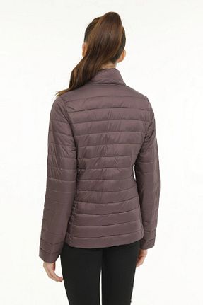 کاپشن اسپرت بژ زنانه Boxy Lumberjack - کد 792475123