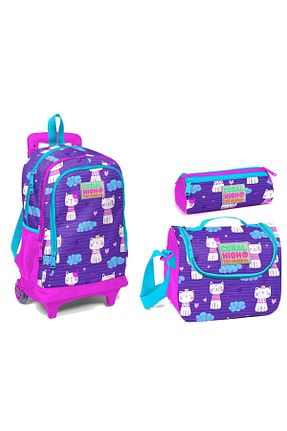 کیف مدرسه بنفش بچه گانه پارچه ای Coral High - کد 125902231