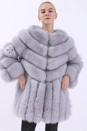 کاپشن طوسی زنانه رگولار NEVADA - کد 792757497