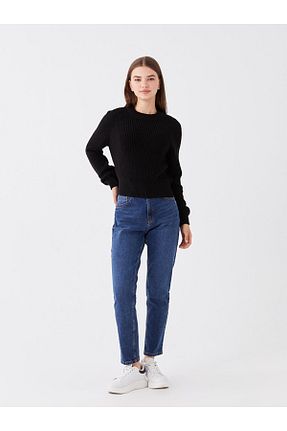 شلوار جین آبی زنانه پاچه ساده LC Waikiki - کد 792462732