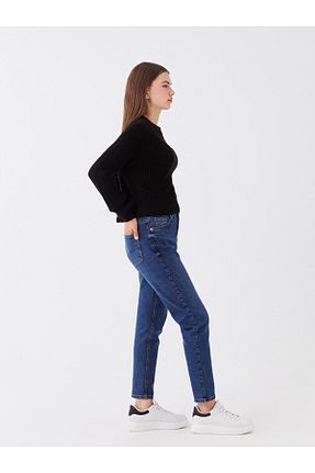 شلوار جین آبی زنانه پاچه ساده LC Waikiki - کد 792462732