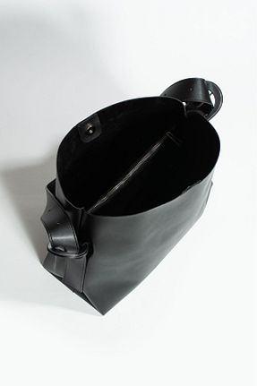 کیف دوشی مشکی زنانه چرم مصنوعی YOGII - کد 792572601