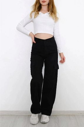 شلوار جین مشکی زنانه رگولار Trn JNS - کد 792852816