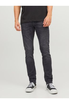 شلوار جین مشکی مردانه فاق بلند جین استاندارد کد 792878524