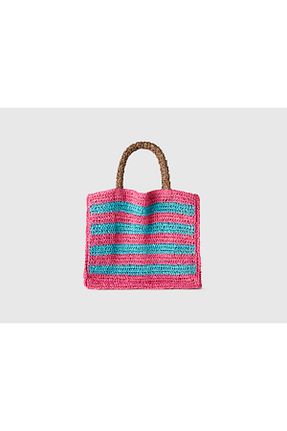 کیف دوشی رنگی زنانه پلی استر United Colors of Benetton - کد 792442504