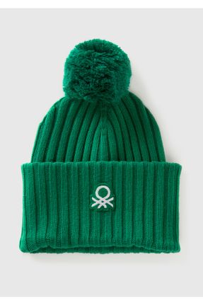کلاه پشمی سبز زنانه کد 792441220