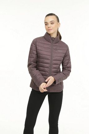کاپشن اسپرت بژ زنانه Boxy Lumberjack - کد 792475123